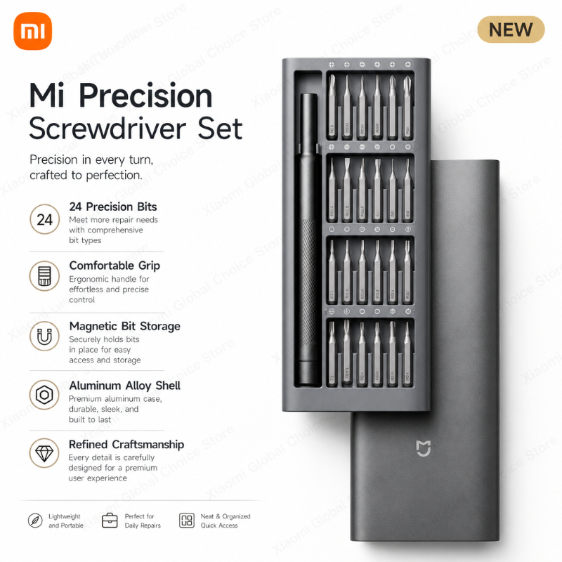 Tools Xiaomi - Xiaomi Precision Screwdriver Set With 24