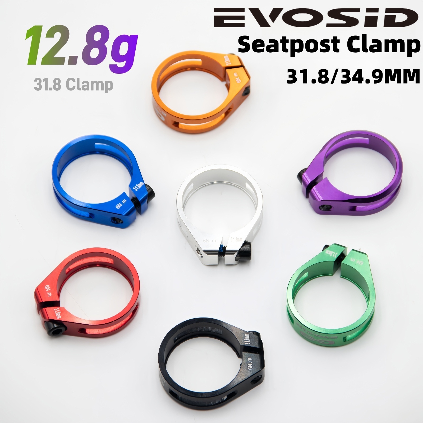 Pipe Clamp Bar - EVOSID MTB Bike Seatpost Clamp 31.8mm