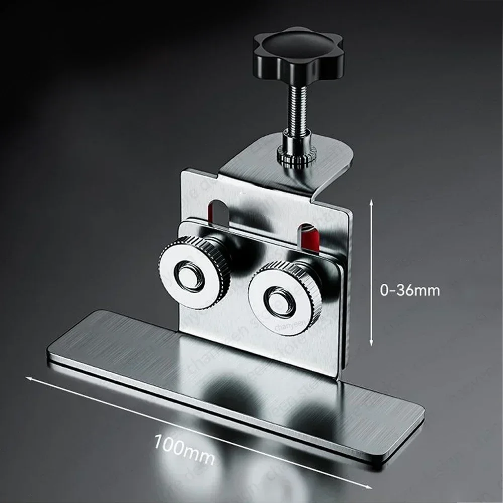 Dowel Jig Kit - Woodworking Cabinet Alignment Clamp Stainless Steel