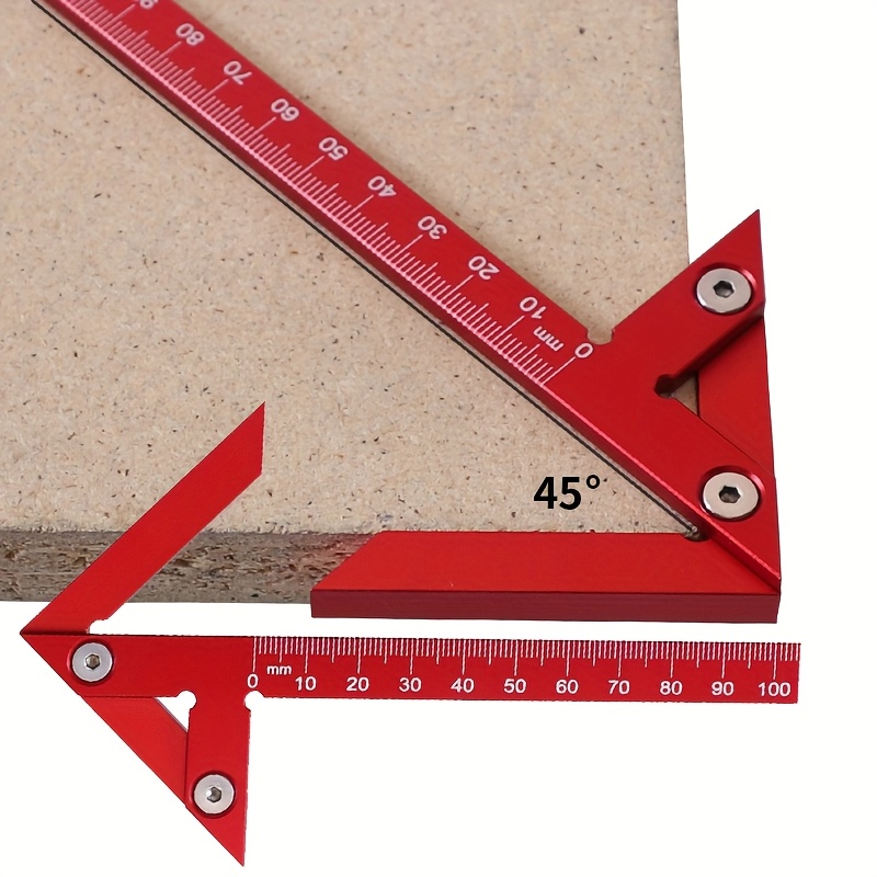 Workshop Measuring Tools - Center Finder Line Gauge 45/90 Degree