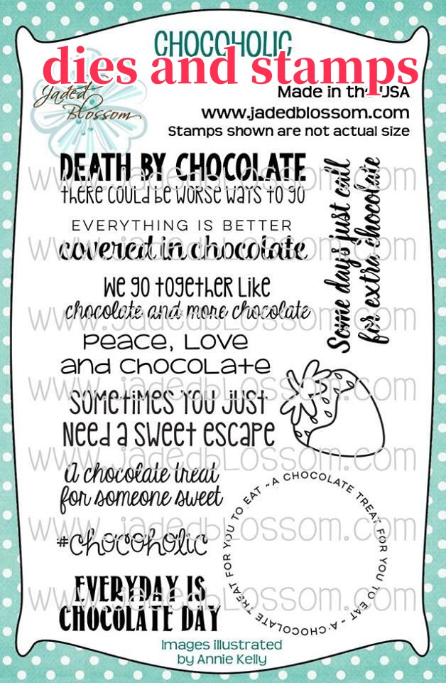 Tap Die Set - Gnome Dies Collection Valentine's Day Chocoholic