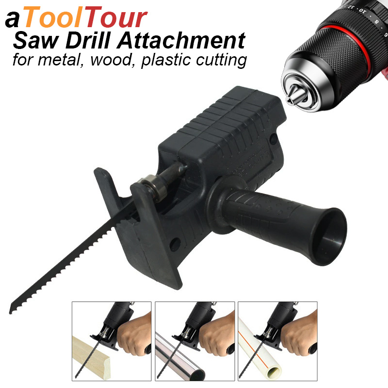 Dowel Jig Kit - Reciprocate Saw Adapter Electric Power Drill