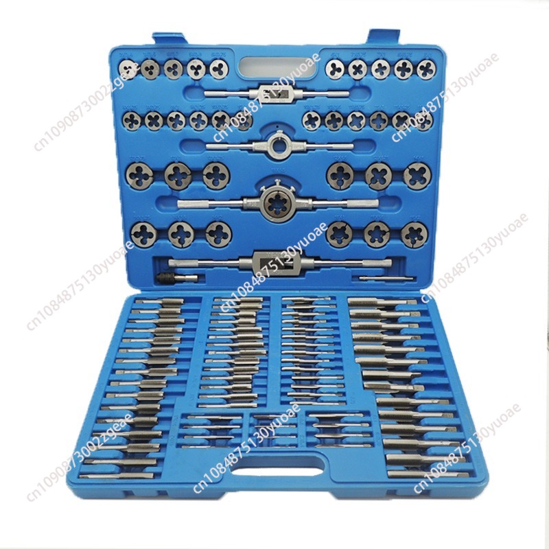 Tap Die Set - 110pcs Bearing Steel Tap & Die