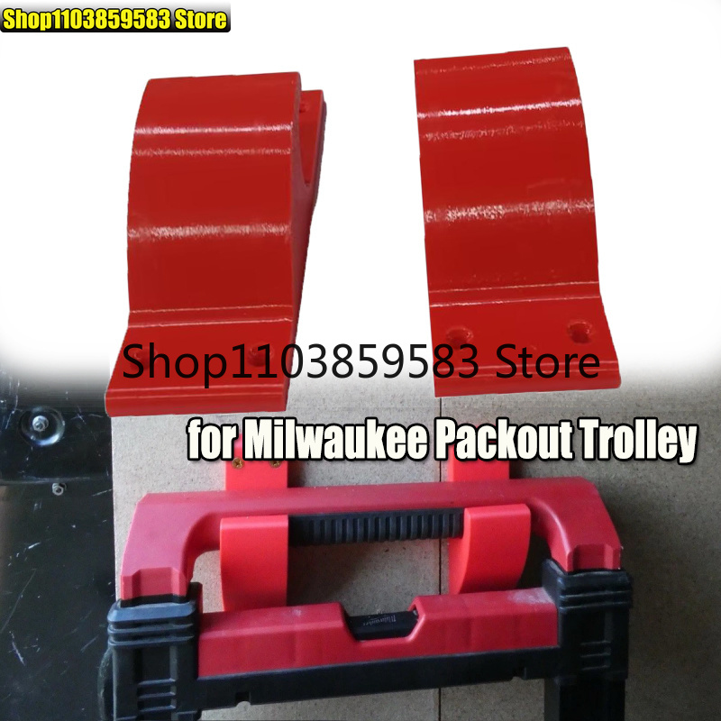 Workshop Tools Ltd - 2Pcs Trolley Hooks Red For Milwaukee