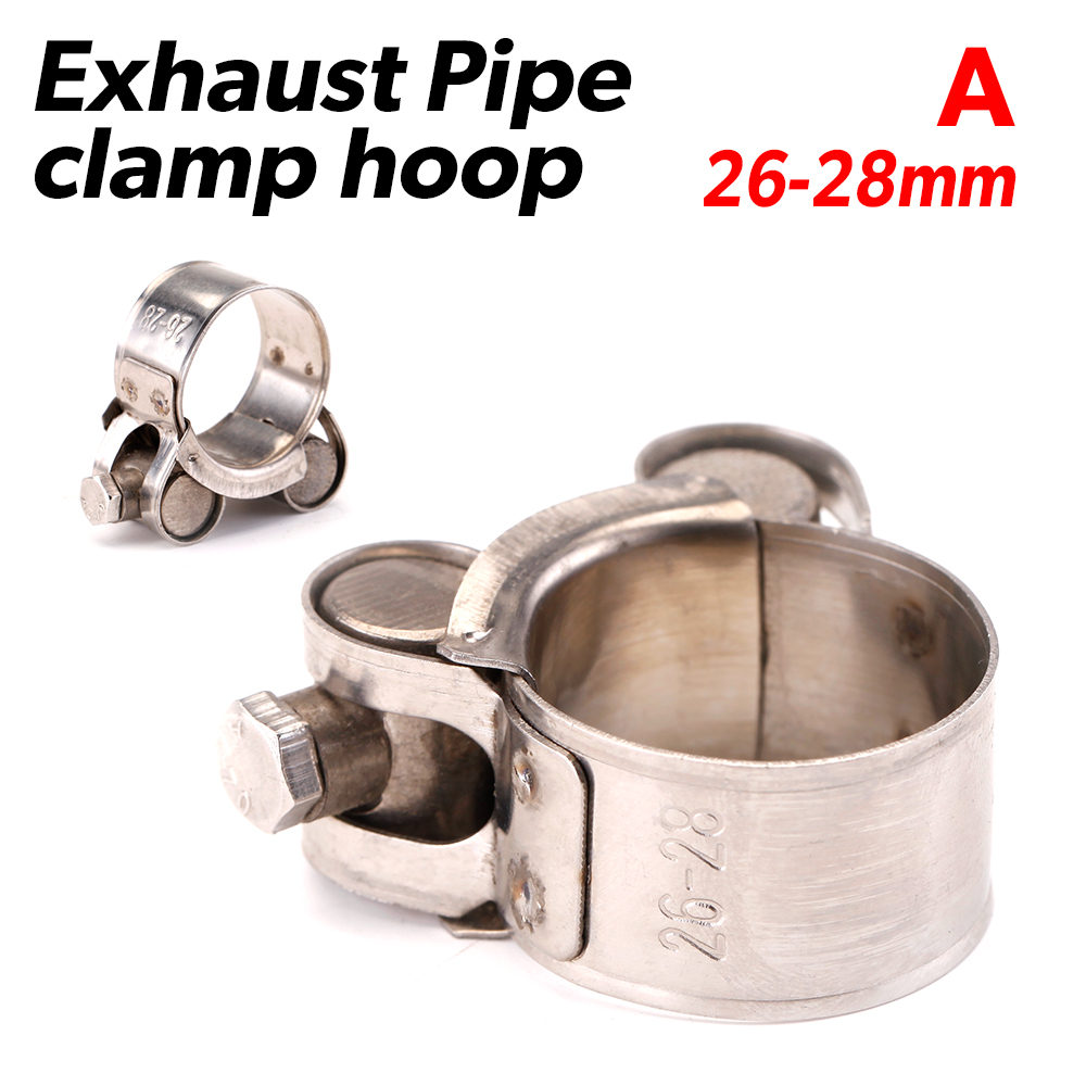 Pipe Clamp Bar - 26-85 mm Stainless Steel Motorcycle Exhaust