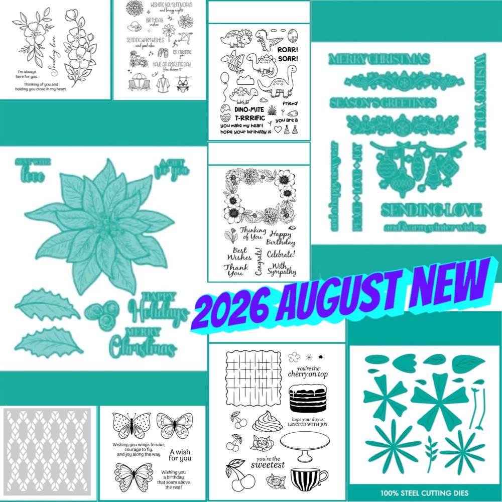 Tap Die Set - Flowering Frame Stamps 2026 New Metal