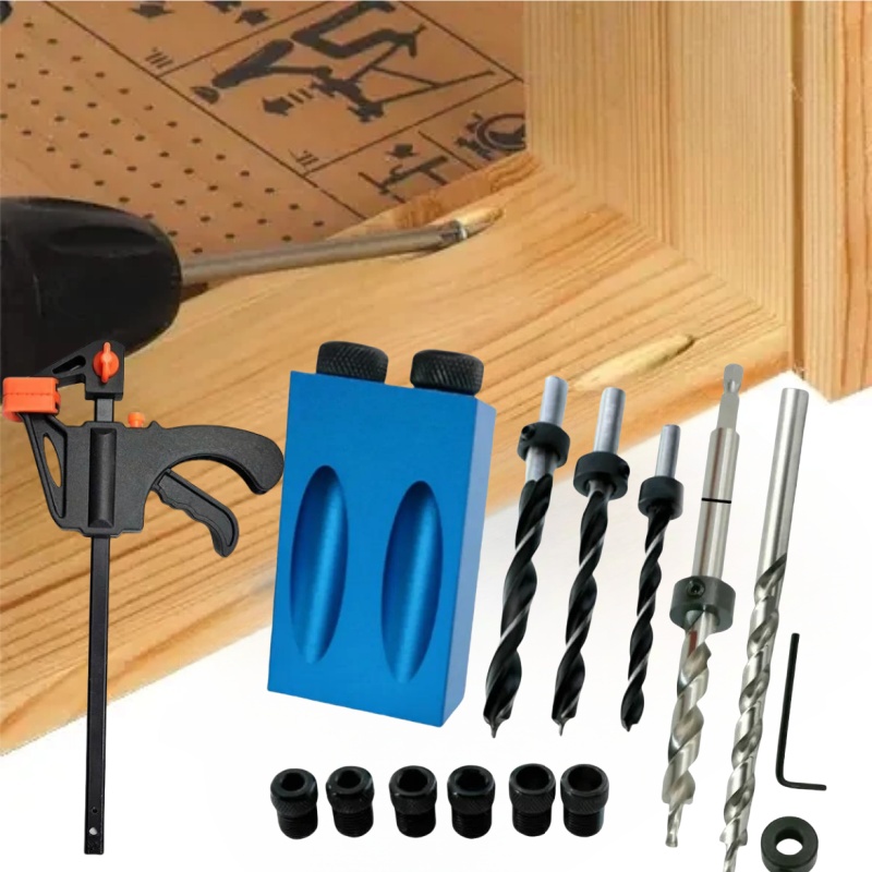 Pocket Hole Jig - Pocket Hole Screw Jig Dowel Drill