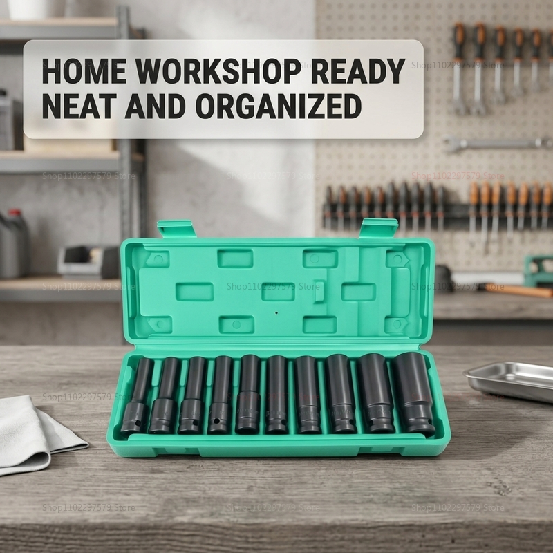Tools In Electrical Workshop - 10pcs Socket Wrench Set 8-24mm Adjustable