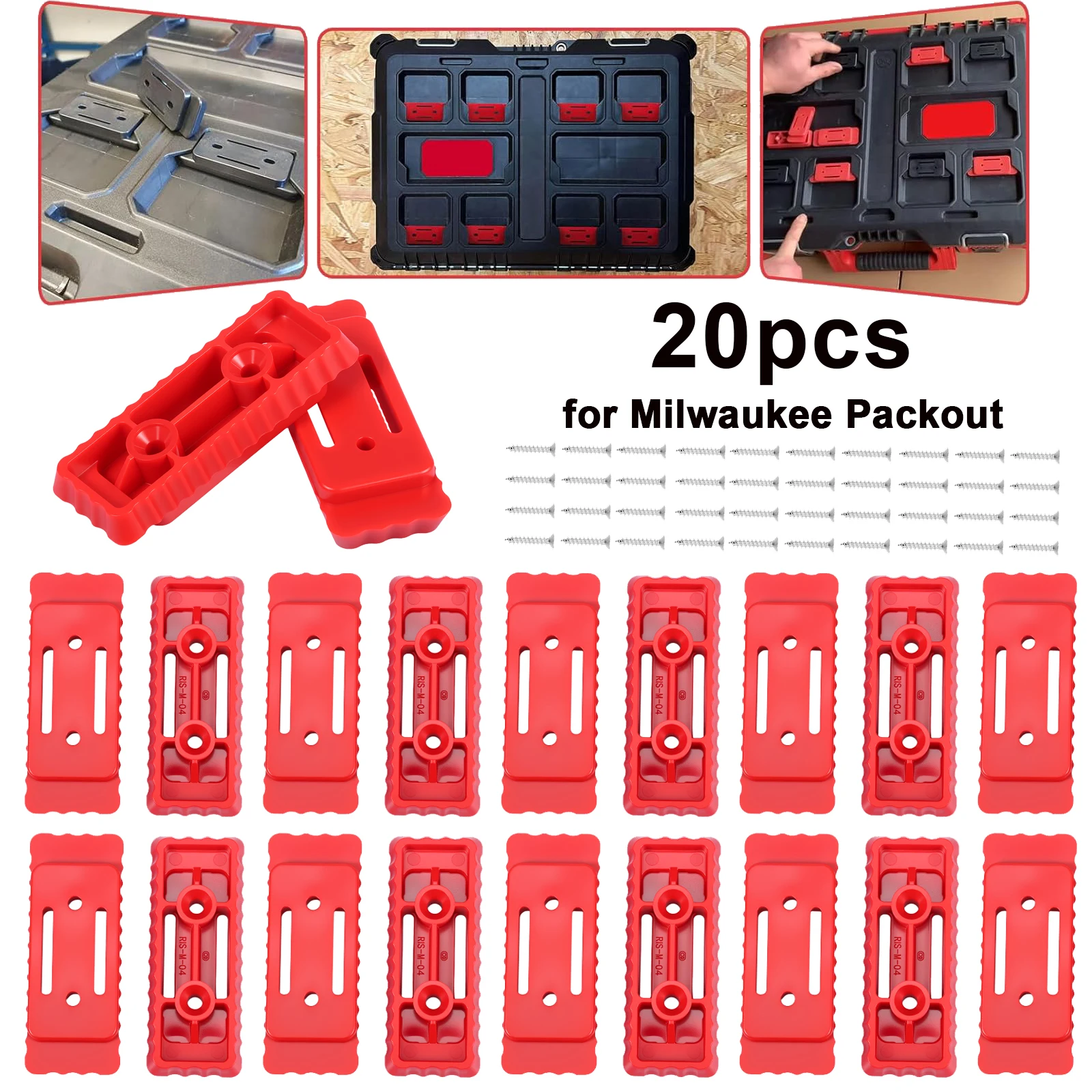 20pcs Mounting Feet for Milwau - Tools In Electrical Workshop recension och pris