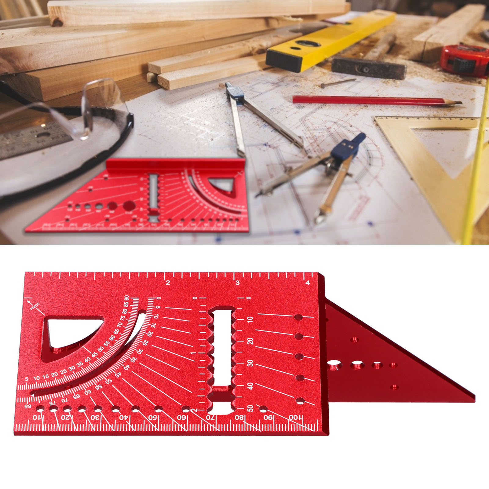 Woodworking Square Size Measur - Workshop Measuring Tools recension och pris