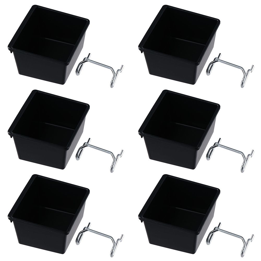 1/6 Sets Pegboard Bins with Ho - Workshop Tools Box recension och pris