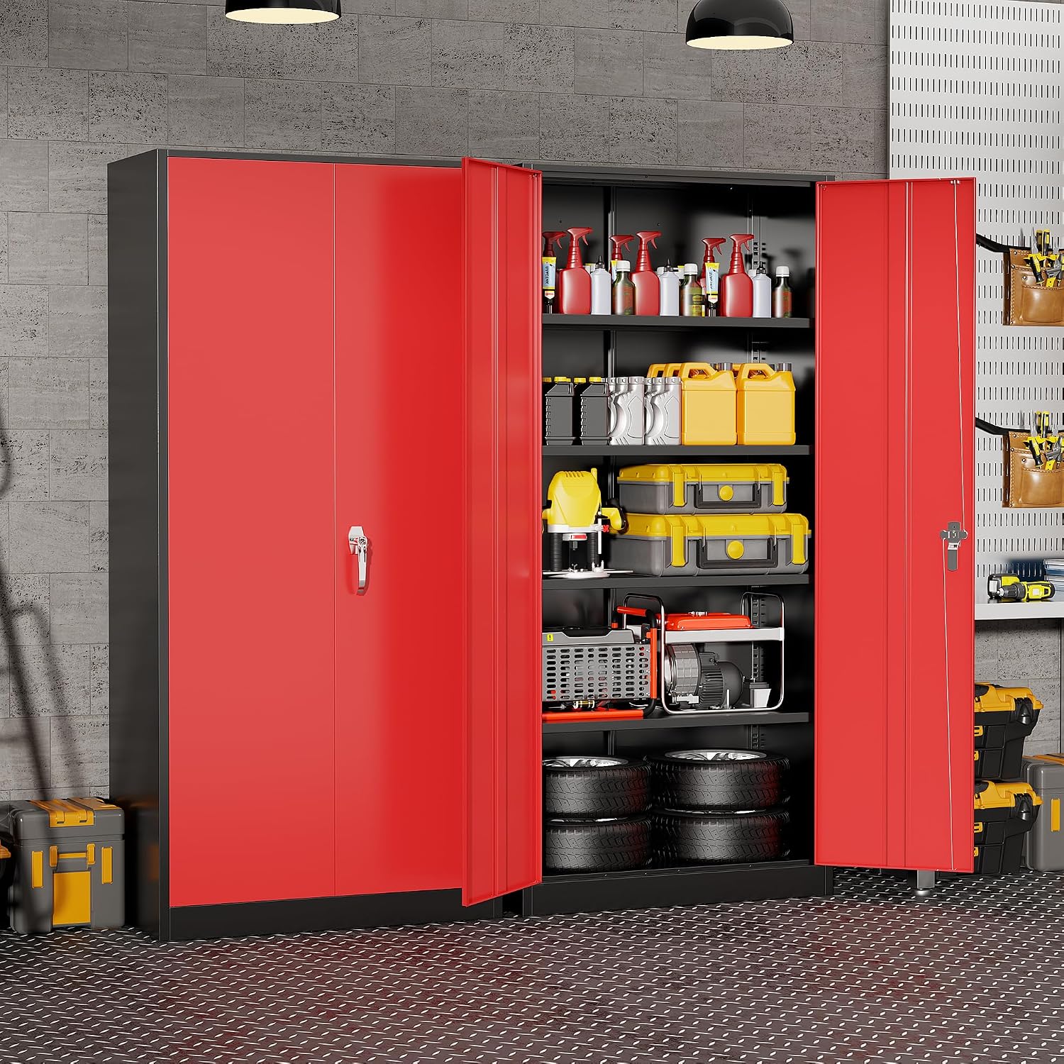 Heavy Duty Metal Garage Storag - Workshop Tools Storage recension och pris