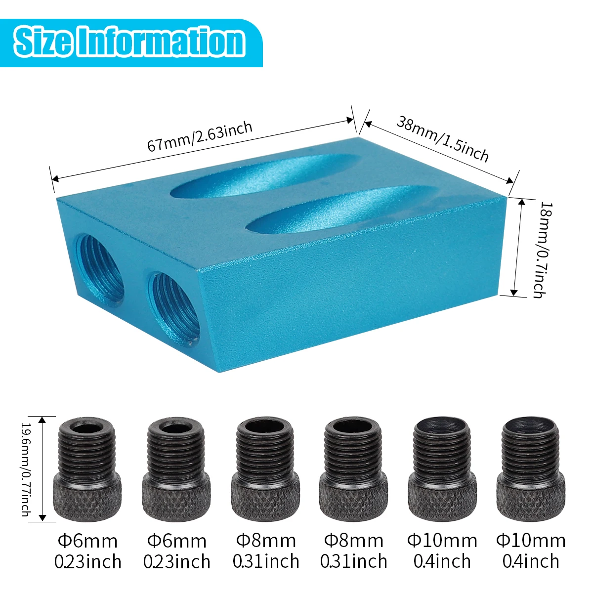 15 Degree Angle Locator Diagon - Pocket Hole Jig recension och pris