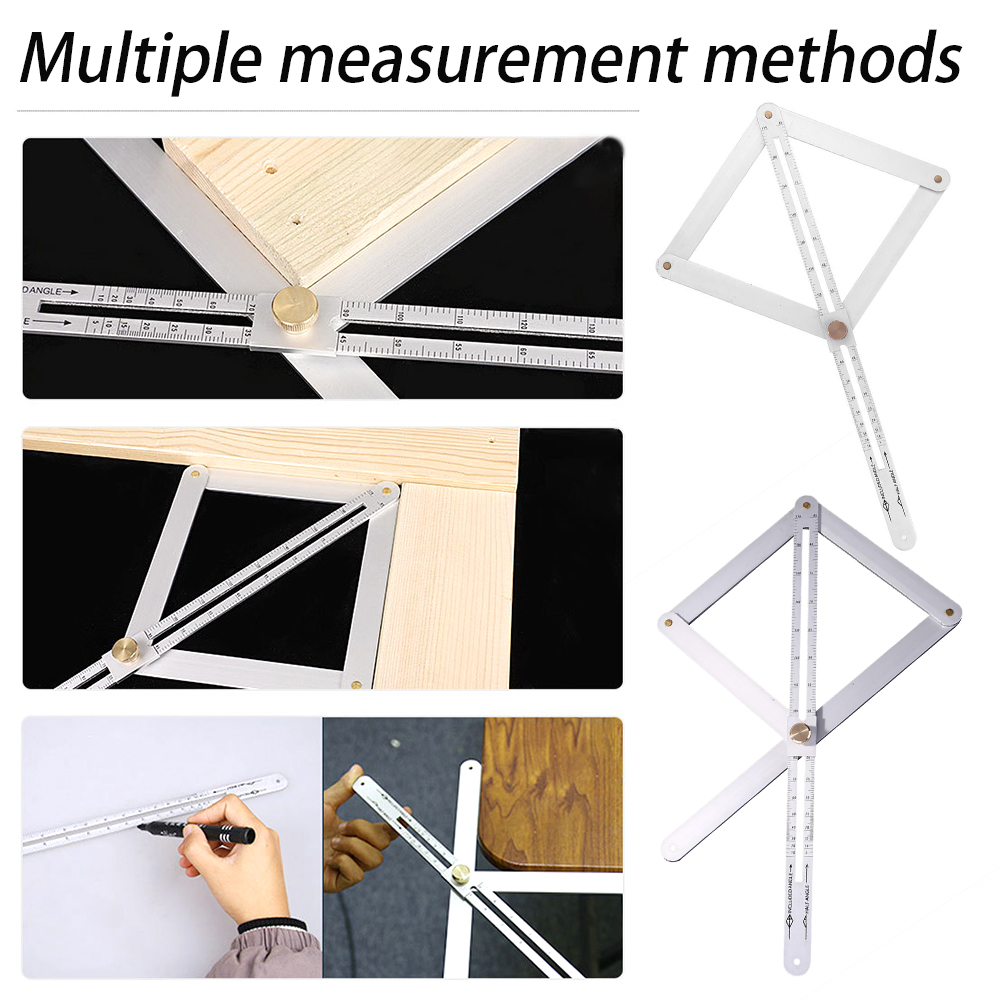 Aluminum Alloy Angle Protracto - Workshop Measuring Tools recension och pris