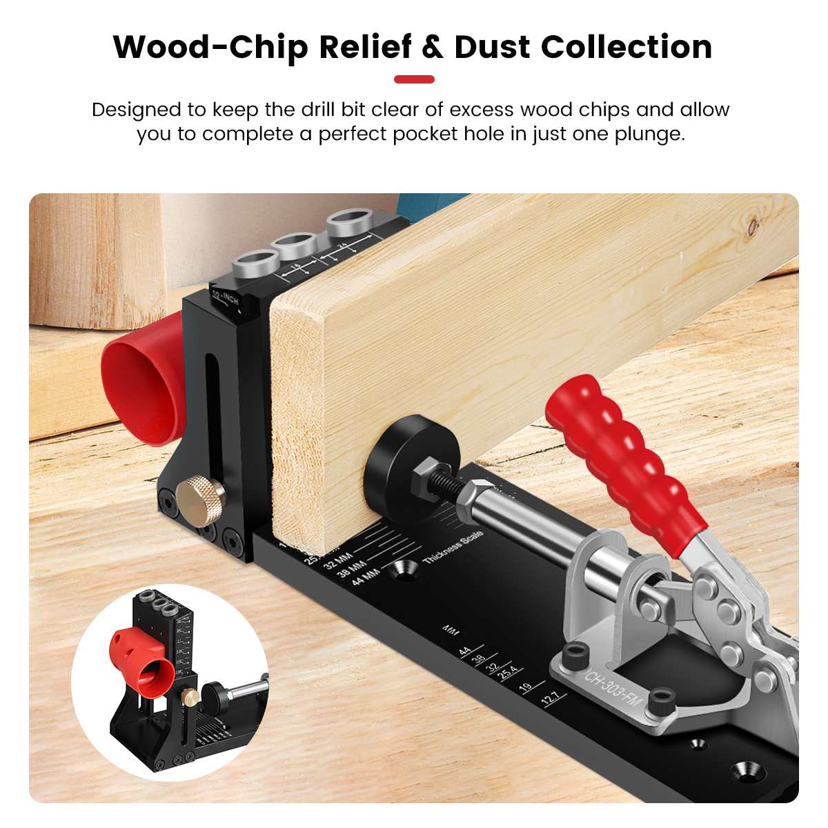 ENJOYWOOD XK4 Woodworking Incl - Pocket Hole Jig recension och pris