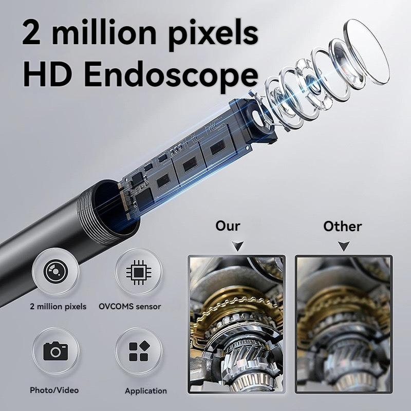 8mm Lens Industrial Endoscope, - Car Workshop Tools Equipment recension och pris