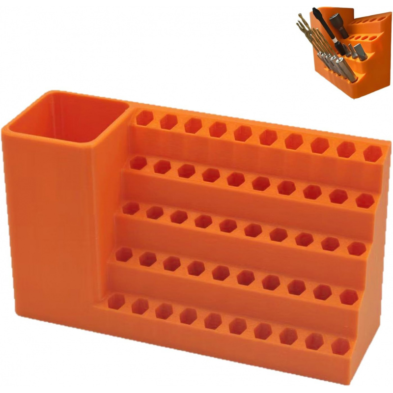 50-Hole Hex Screwdriver Bit St - Workshop Tools Box recension och pris