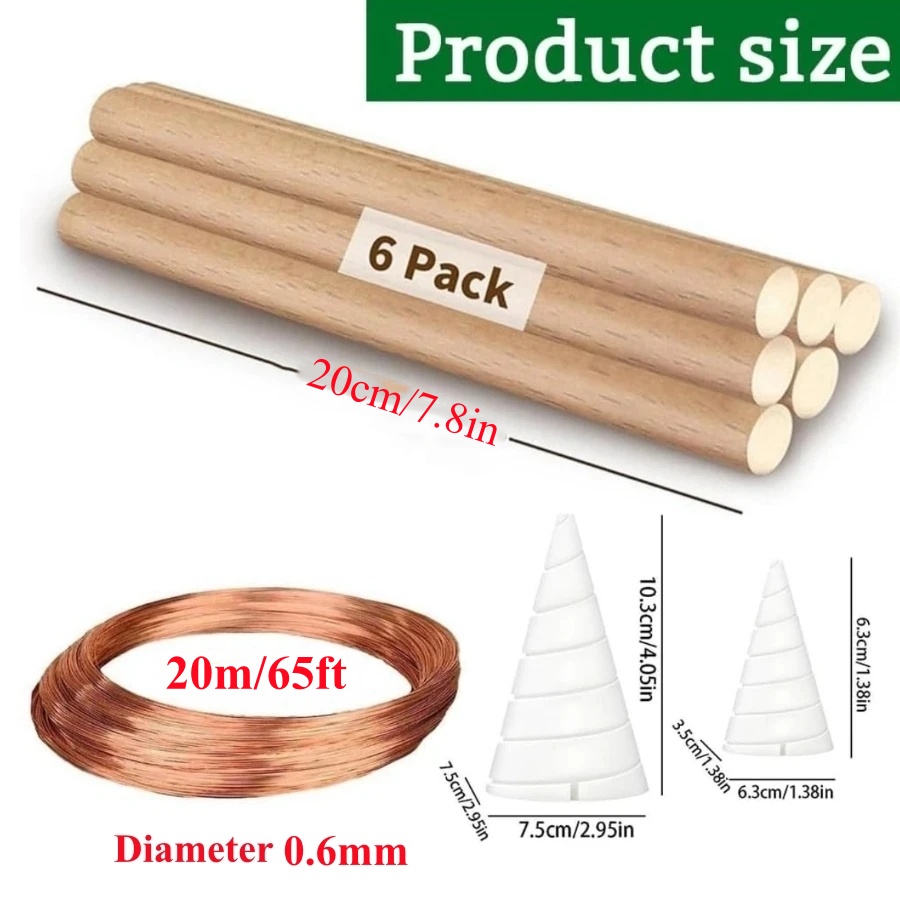 20m/65ft Electroculture Garden - Dowel Jig Kit recension och pris