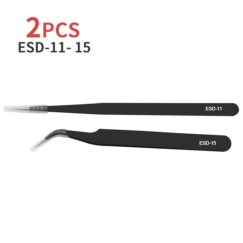 ESD Tweezers Stainless Steel W - Hand Tools Maintenance Workshop recension och pris