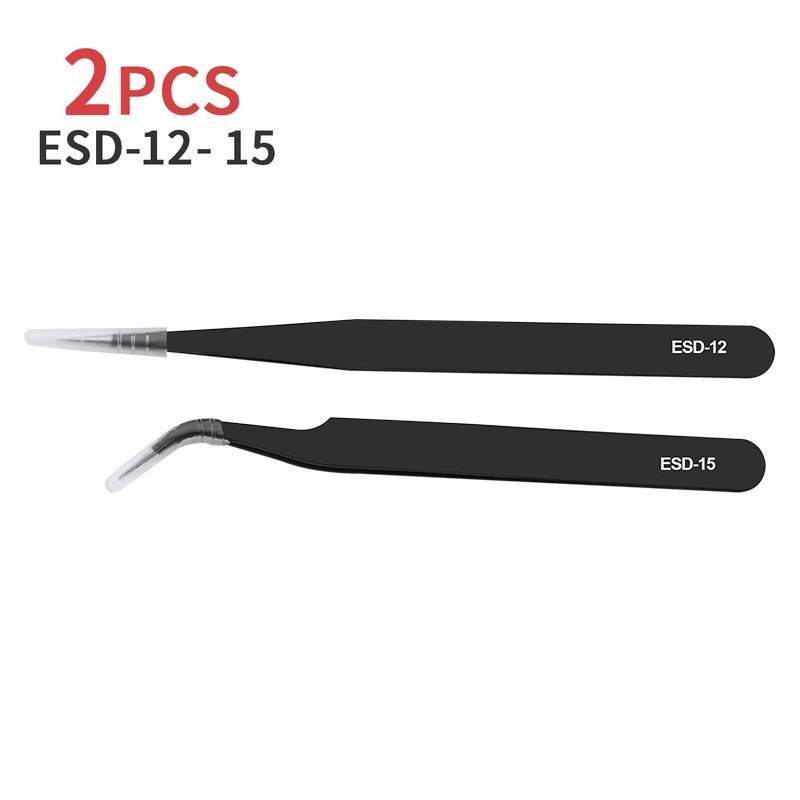 ESD Tweezers Stainless Steel W - Hand Tools Maintenance Workshop recension och pris