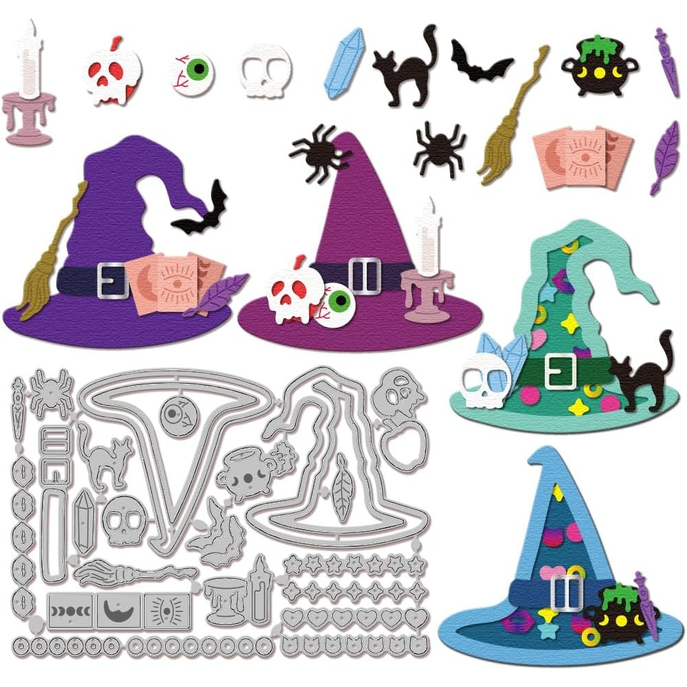 Witch Hat Cutting Dies for DIY - Tap Die Set recension och pris