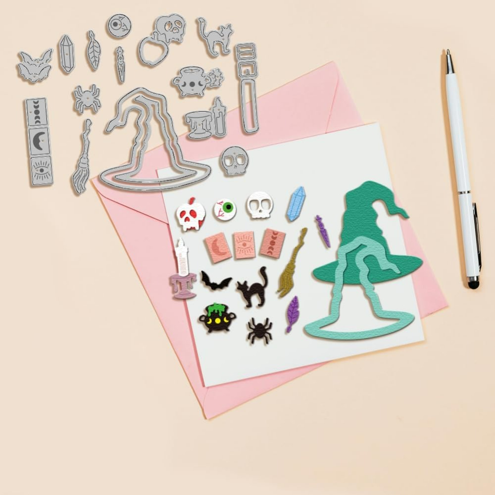 Witch Hat Cutting Dies for DIY - Tap Die Set recension och pris