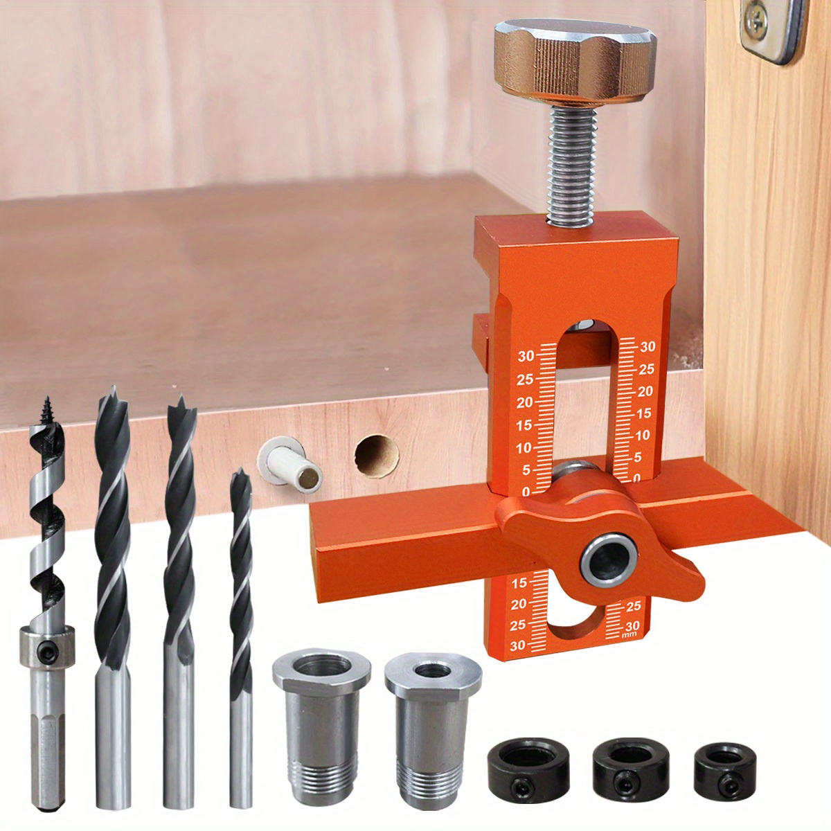 2 in 1 Cabinet Door Installati - Dowel Jig Kit recension och pris