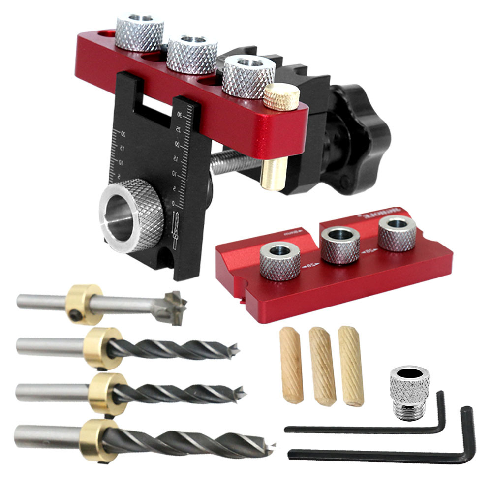 3 In 1 Universal Dowel & Pocke - Pocket Hole Jig recension och pris