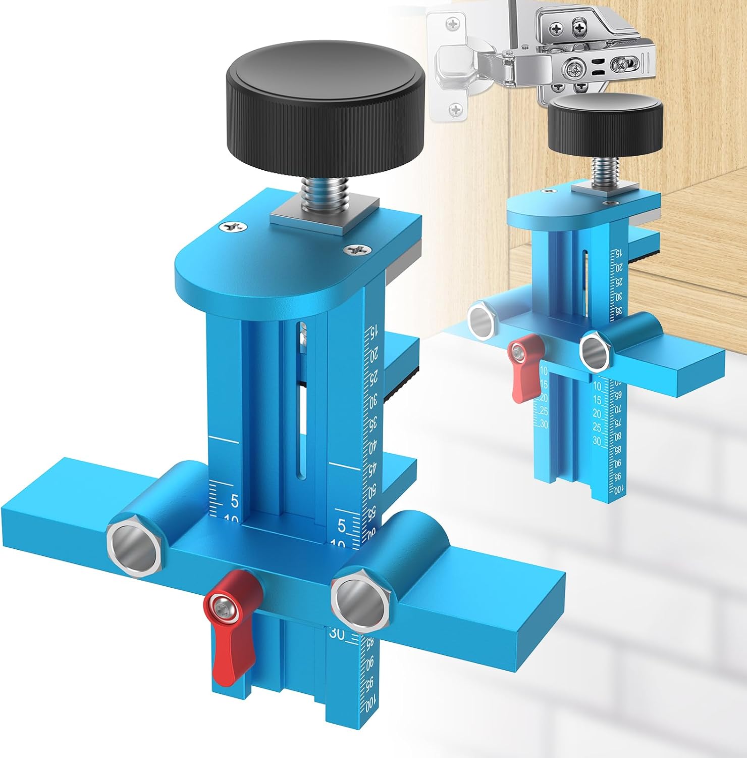 3 in 1 Cabinet Door Mounting J - Dowel Jig Kit recension och pris