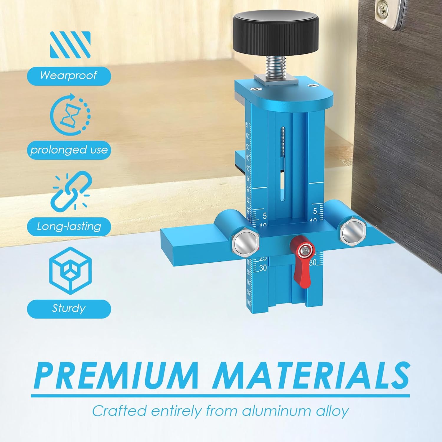 3 in 1 Cabinet Door Mounting J - Dowel Jig Kit recension och pris