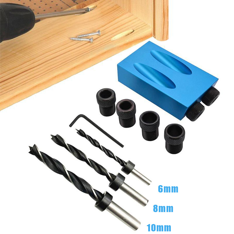 7/14pcs 15 Degress Oblique Hol - Pocket Hole Jig recension och pris