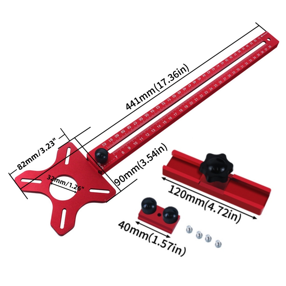 MM/ Inch Multifunctional Cabin - Dowel Jig Kit recension och pris
