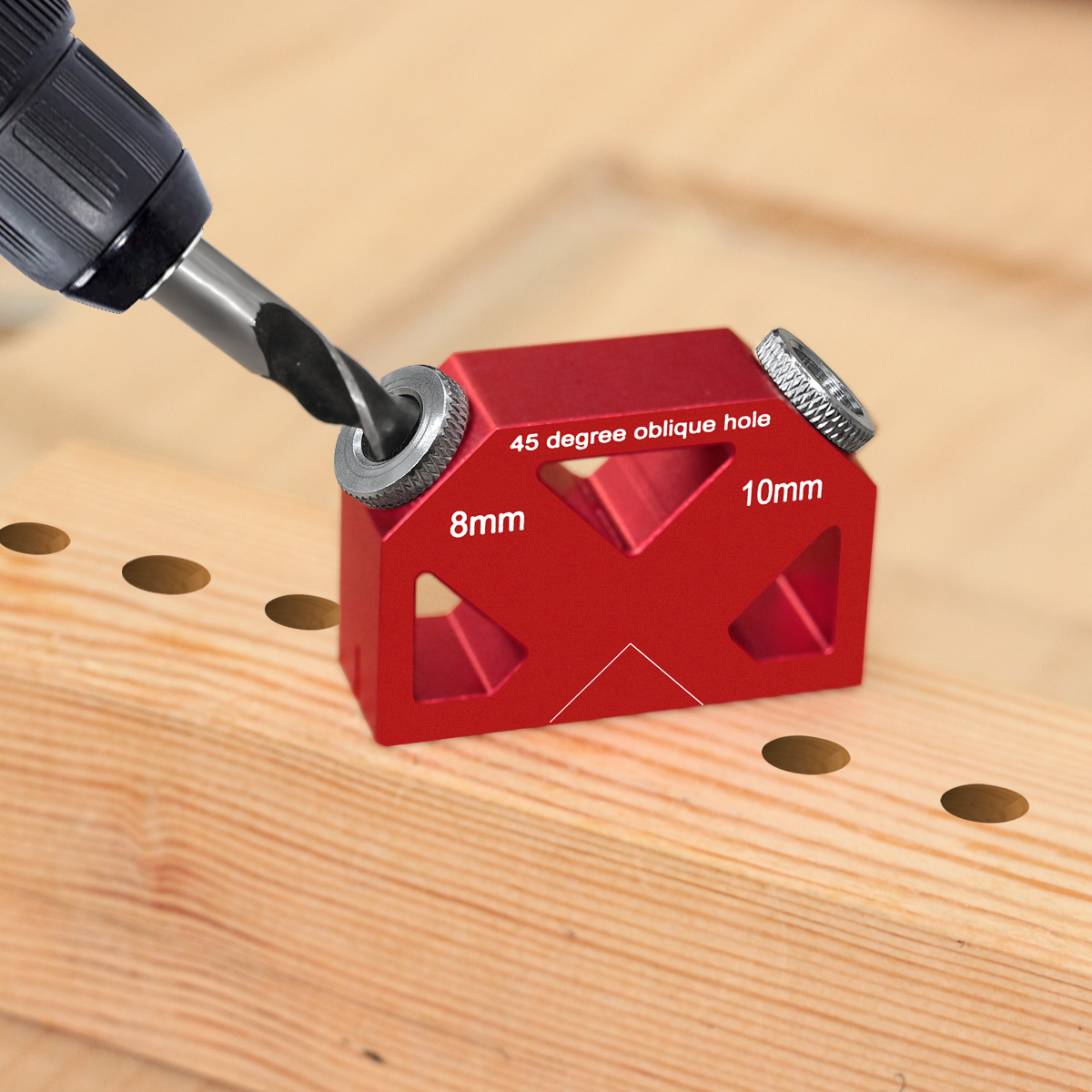 45° Aluminum Pocket Hole Jig K - Dowel Jig Kit recension och pris