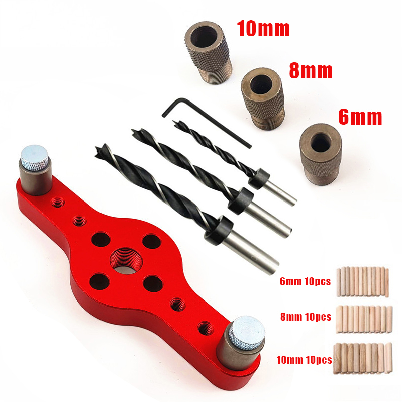 6/8/10mm Alloy Vertical Pocket - Pocket Hole Jig recension och pris