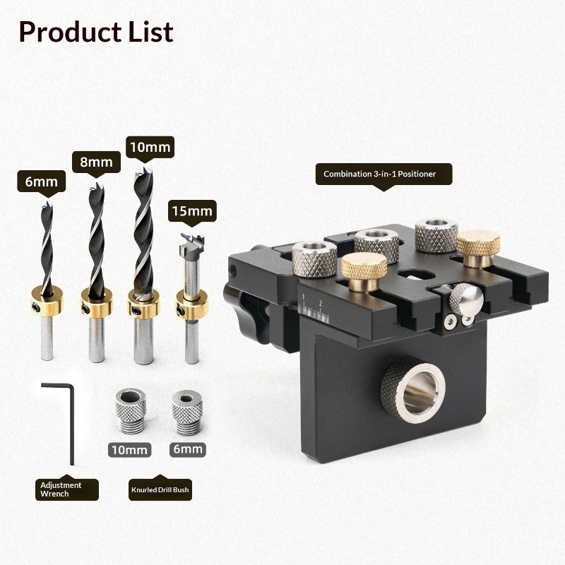 New Multifunctional Woodworkin - Dowel Jig Kit recension och pris