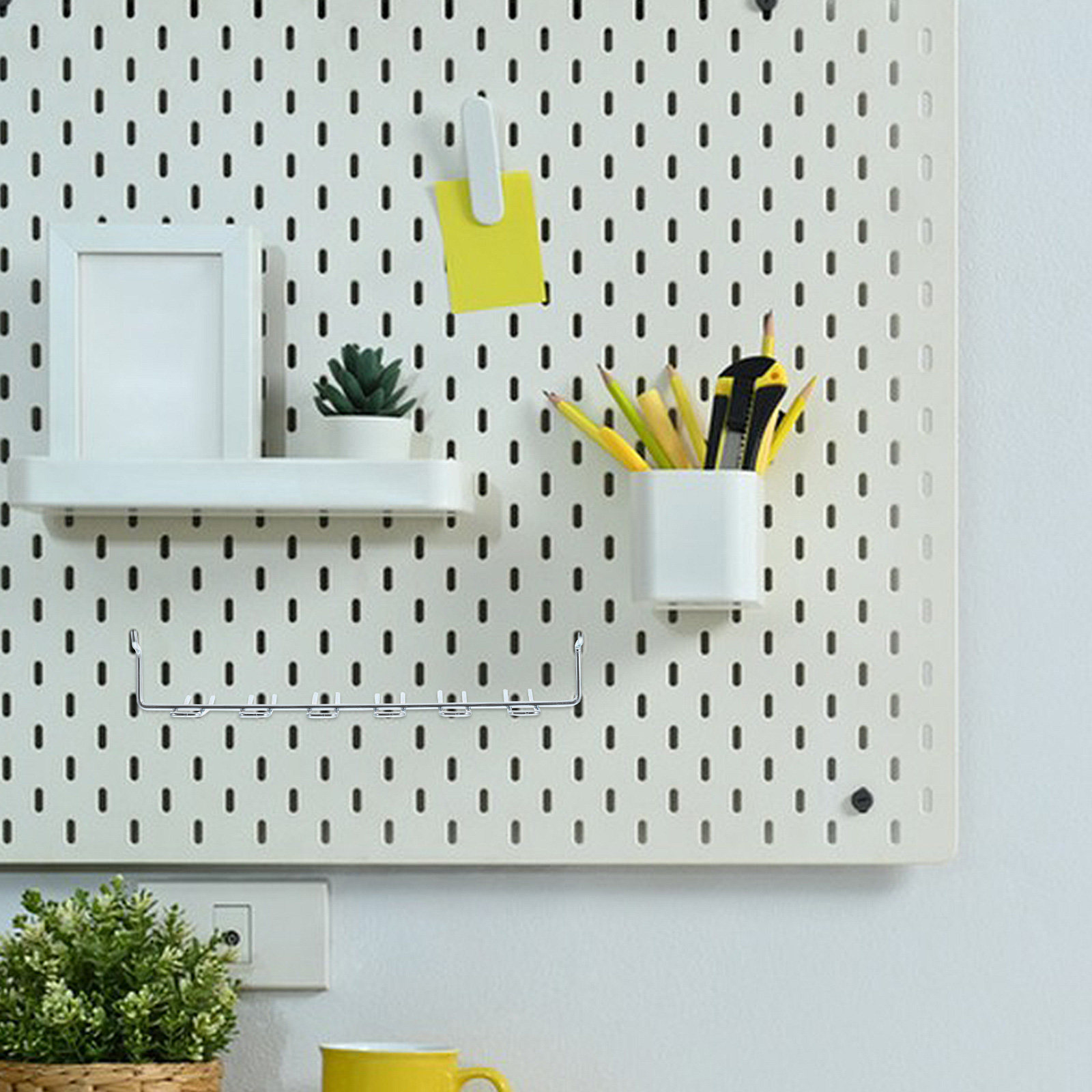 2Pcs Versatile Iron Pegboard T - Workshop Tools Storage recension och pris