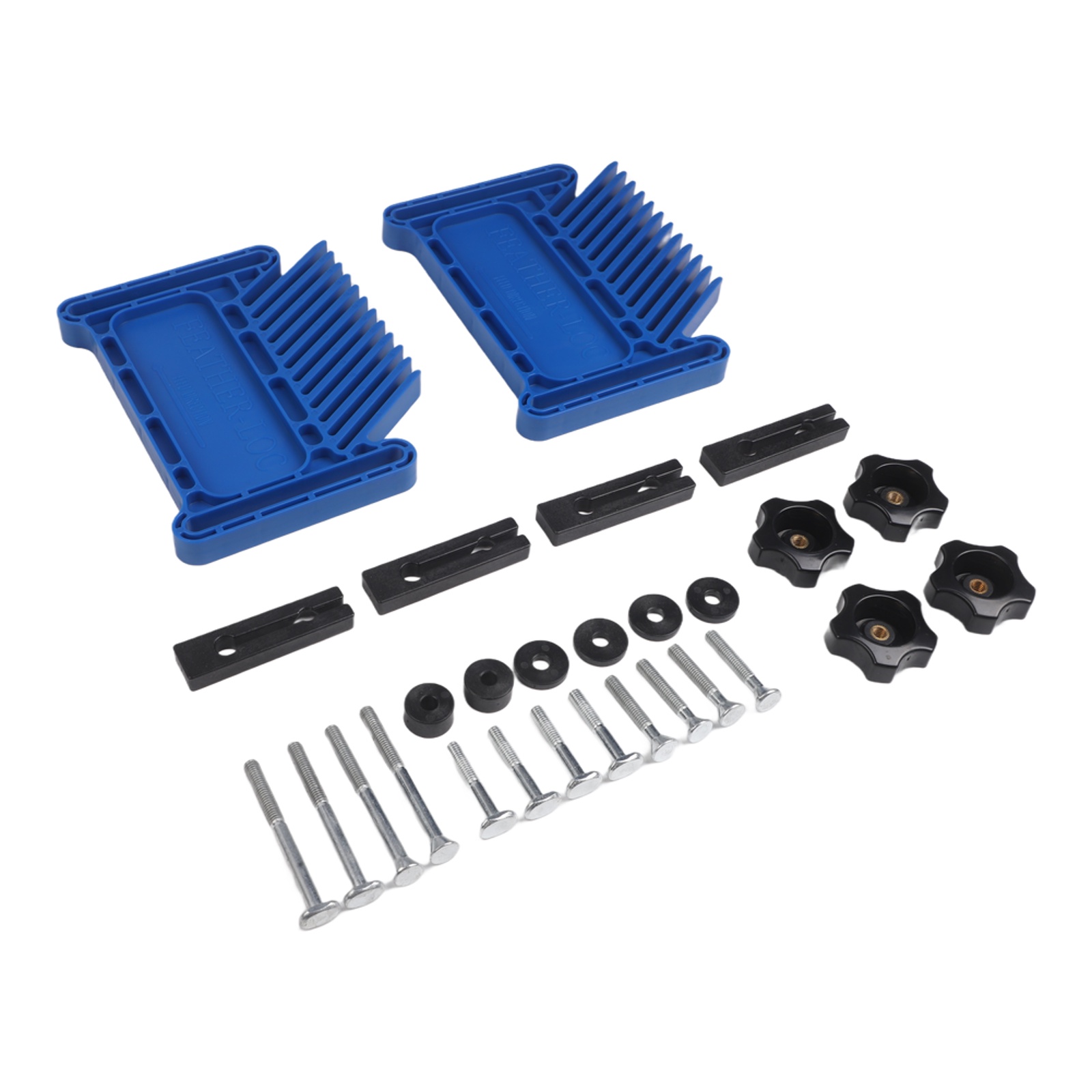 Blue ABS Plastic Feather Board - Workshop Tools And Safety recension och pris