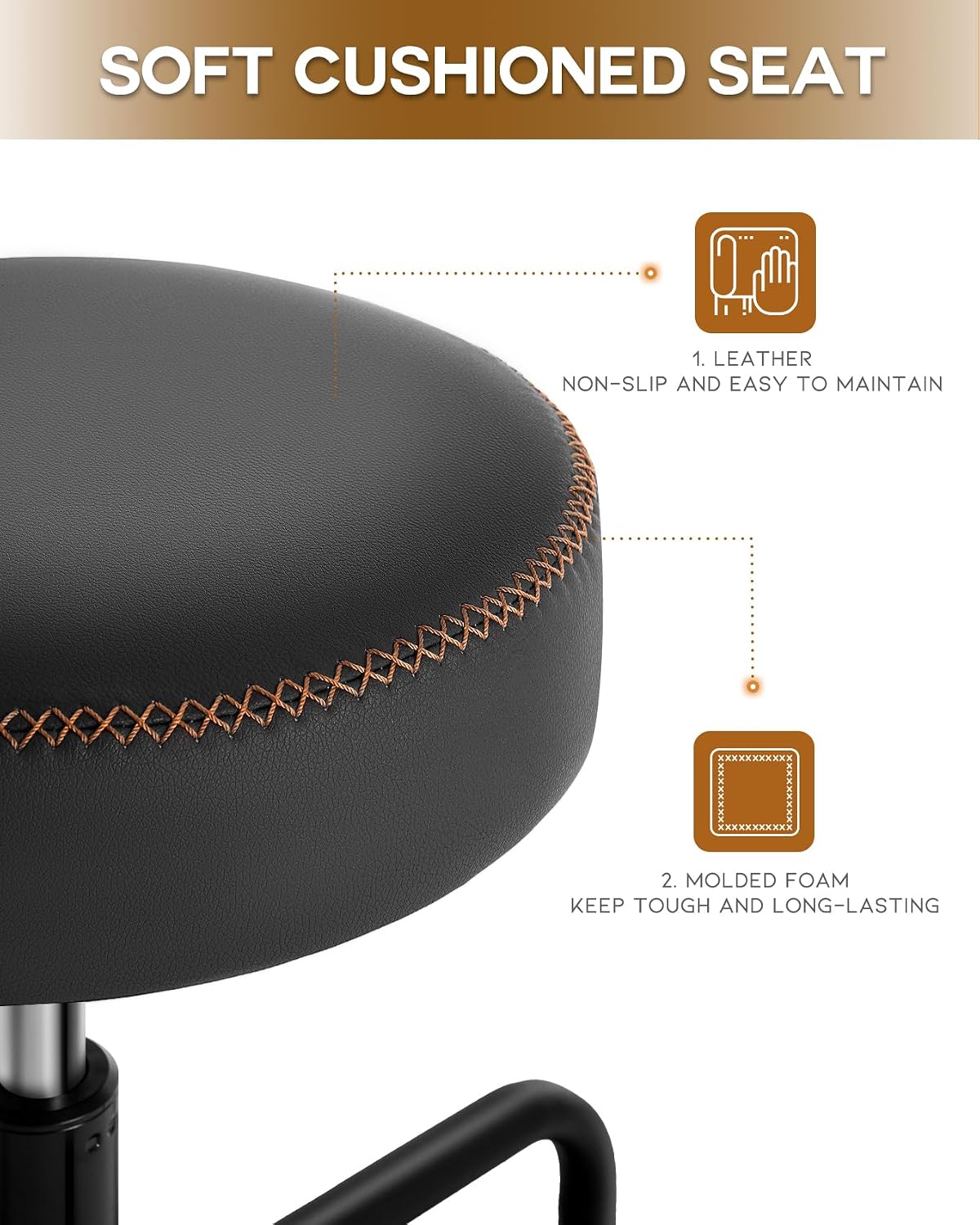 Rolling Garage Shop Stool With - Workshop Tools Storage recension och pris